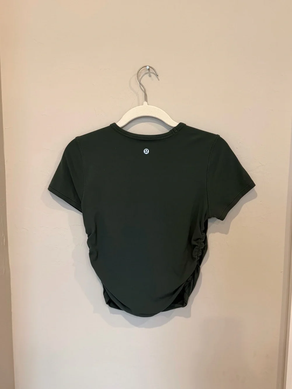 Lululemon Dark Forest All It Takes Short Sleeve Shirt Size 4